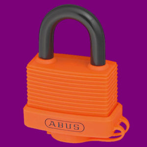 ABUS 70AL/45 ORANGE Padlock | NEXT DAY | Deskkeys.Biz