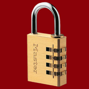 MasterLock Combination Padlock 604EURD | NEXT DAY | DeskKeys.Biz