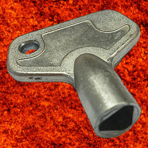 8mm Triangular Radiator Key | NEXT DAY | DeskKeys.Biz