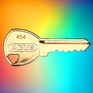 ABUS Padlock Key 454 | NEXT DAY | DeskKeys.Biz