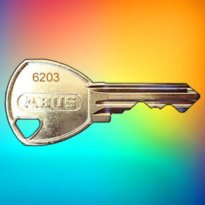 ABUS Padlock Key 6203 | NEXT DAY | DeskKeys.Biz