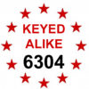 ABUS 65 30 Long Shackle Padlock Keyed Alike 6304