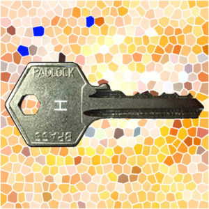 ASEC Padlock Key H | NEXT DAY | DeskKeys.Biz