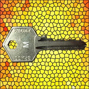 ASEC Padlock Key M | NEXT DAY | DeskKeys.Biz