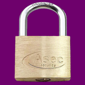 Keyed-Alike Brass Padlock AS2523 | NEXT DAY | DeskKeys.Biz