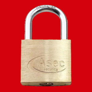 Keyed-Alike Brass Padlock AS2509 | NEXT DAY | DeskKeys.Biz