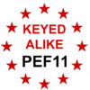 Keyed Alike to SQUIRE Key PEF11