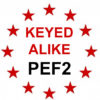 Keyed Alike to SQUIRE Key PEF2