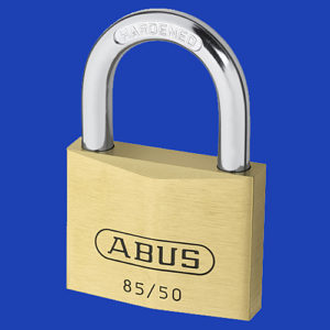 ABUS 85/50 Brass Open-Shackle Padlock | DeskKeys.Biz