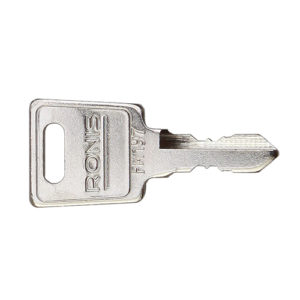 L&F 5841-55 Desk Lock Double Wing Horizontal 55mm Peg with 2 keys mastered M18 