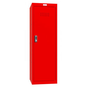 CL1244 Red 173 Litre Steel Locker with Electronic Locking