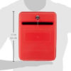 Helix Suggestion and Internal Post Box, Cash & Cheques Box - Red - dimensions