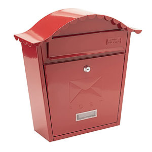 Traditional Wall-mounted secure post box